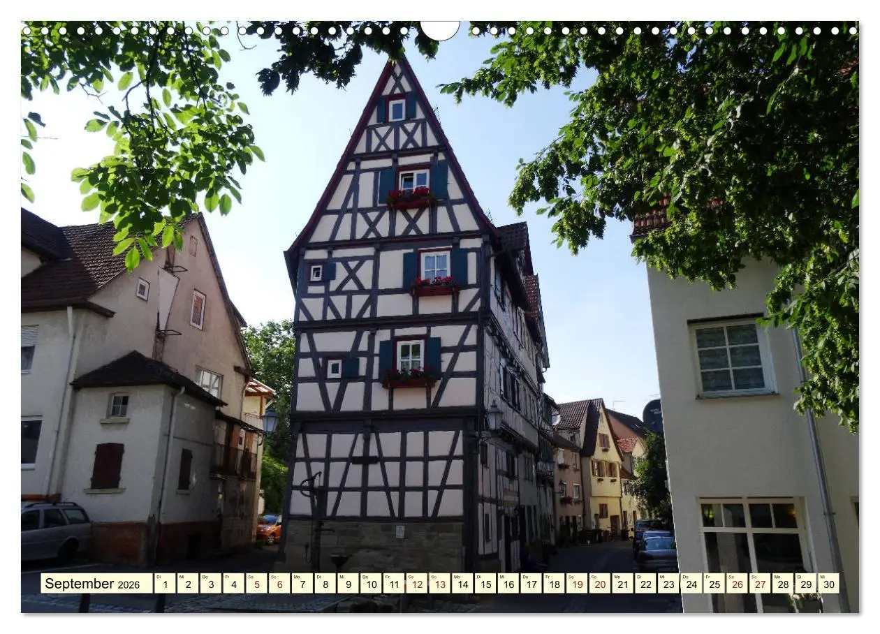 Bild: 9783457900727 | Unterwegs in Schorndorf (Wandkalender 2026 DIN A3 quer), CALVENDO...