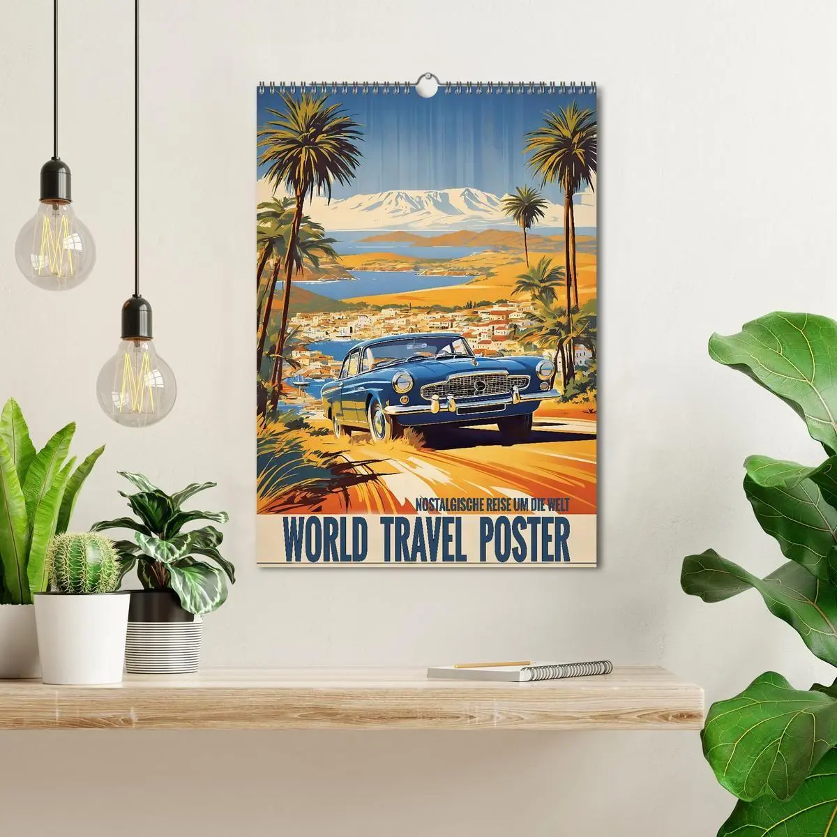 Bild: 9783569180727 | World Travel Poster - nostalgische Reise um die Welt (Wandkalender...