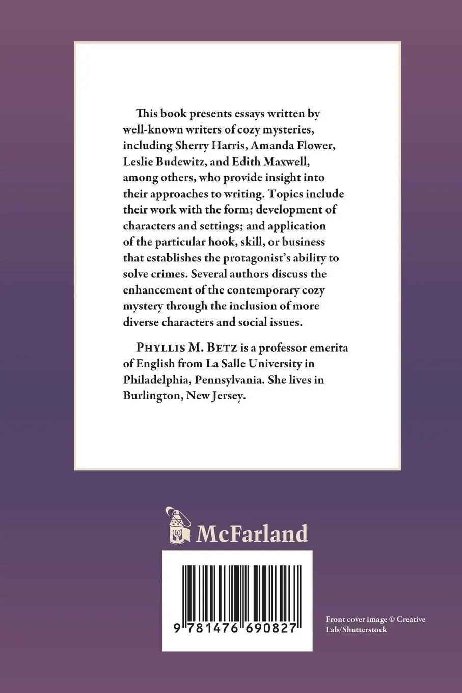 Rückseite: 9781476690827 | Writing the Cozy Mystery | Authors' Perspectives on Their Craft | Betz
