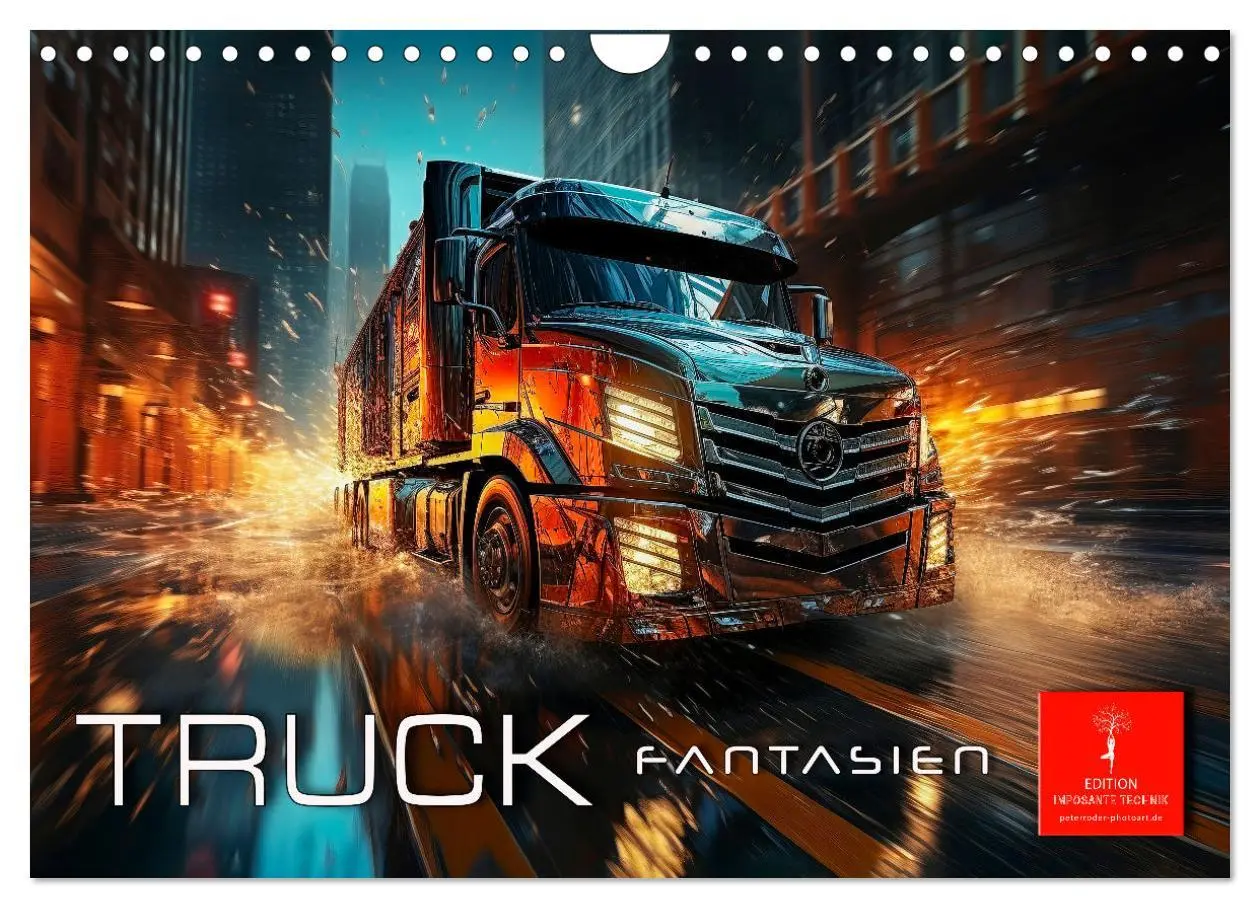 Cover: 9783457370827 | Truck Fantasien (Wandkalender 2026 DIN A4 quer), CALVENDO...