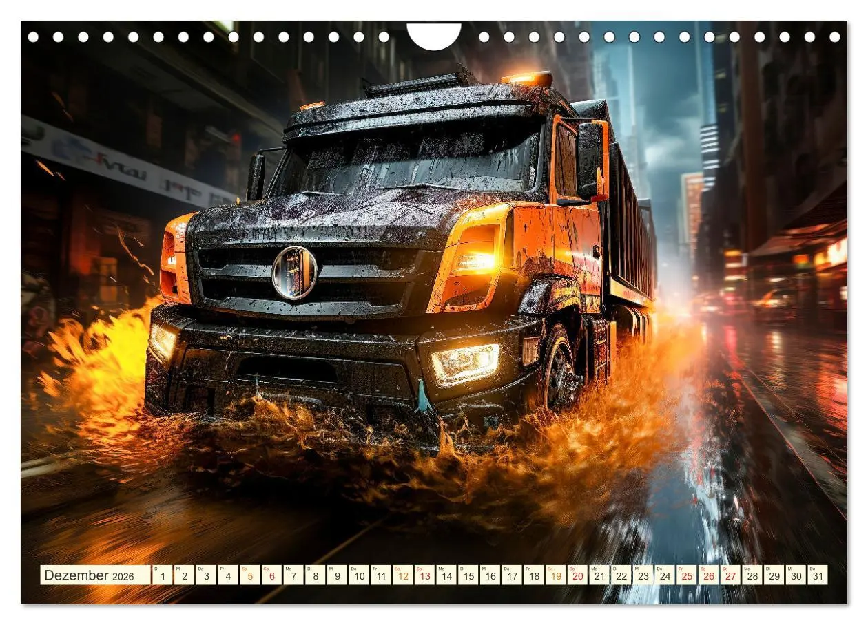 Bild: 9783457370827 | Truck Fantasien (Wandkalender 2026 DIN A4 quer), CALVENDO...
