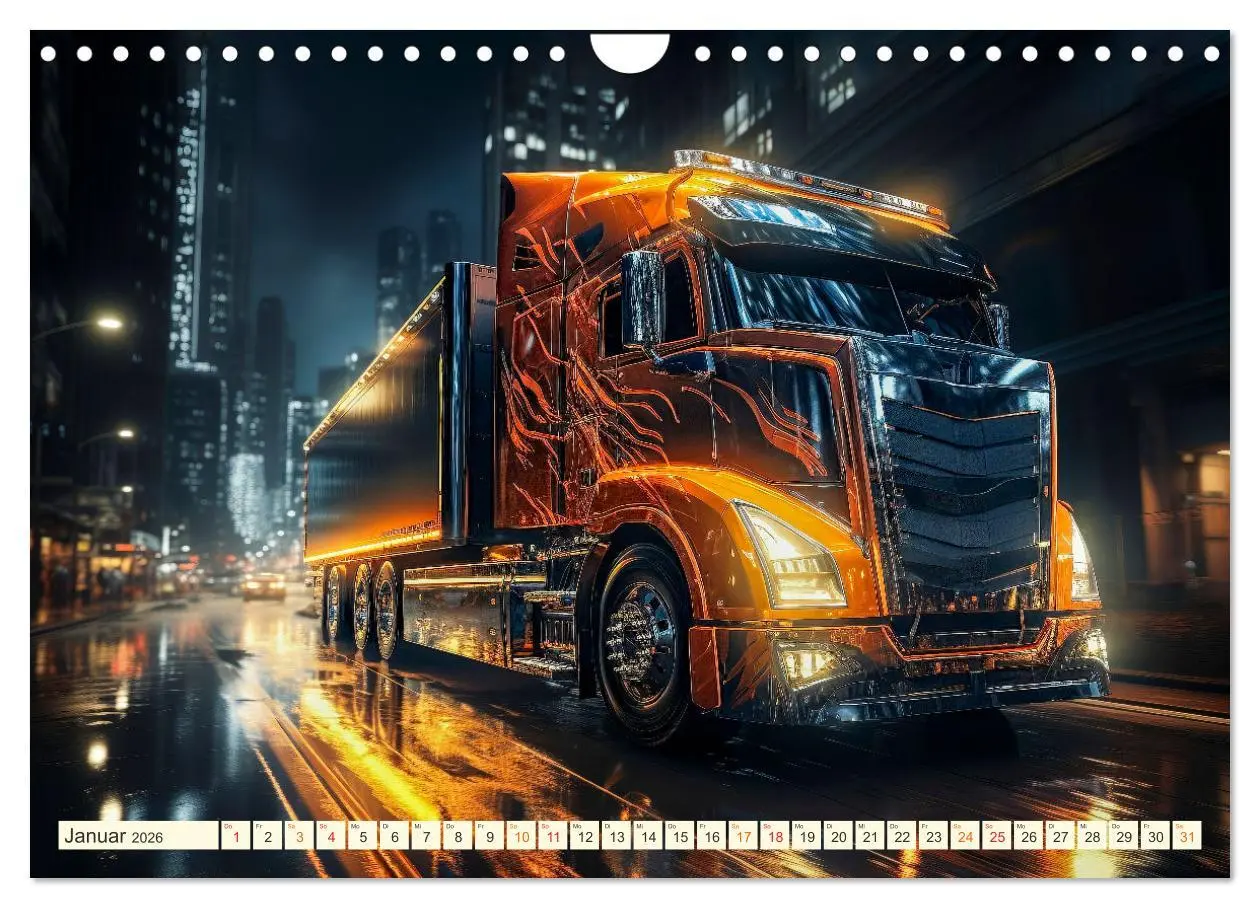 Bild: 9783457370827 | Truck Fantasien (Wandkalender 2026 DIN A4 quer), CALVENDO...