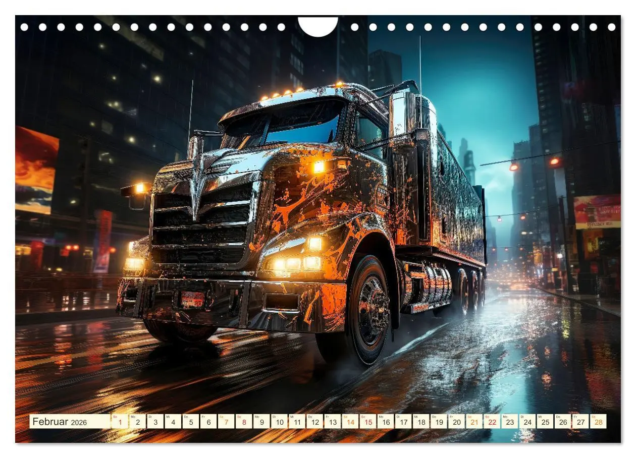 Bild: 9783457370827 | Truck Fantasien (Wandkalender 2026 DIN A4 quer), CALVENDO...