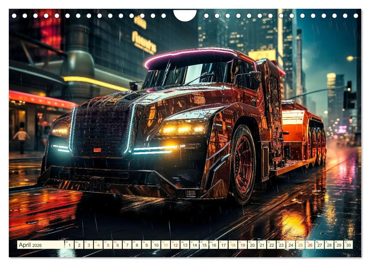 Bild: 9783457370827 | Truck Fantasien (Wandkalender 2026 DIN A4 quer), CALVENDO...
