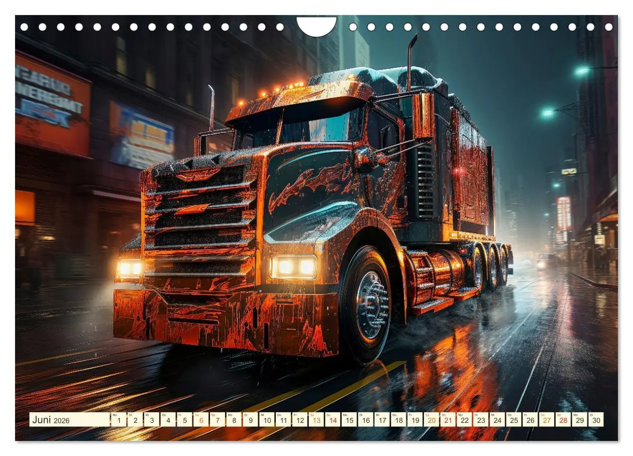 Bild: 9783457370827 | Truck Fantasien (Wandkalender 2026 DIN A4 quer), CALVENDO...
