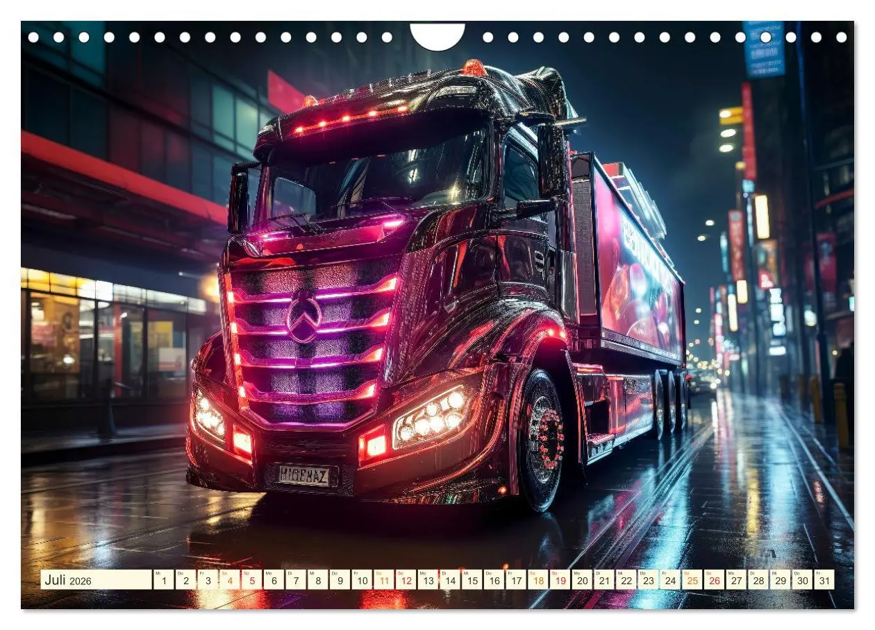 Bild: 9783457370827 | Truck Fantasien (Wandkalender 2026 DIN A4 quer), CALVENDO...