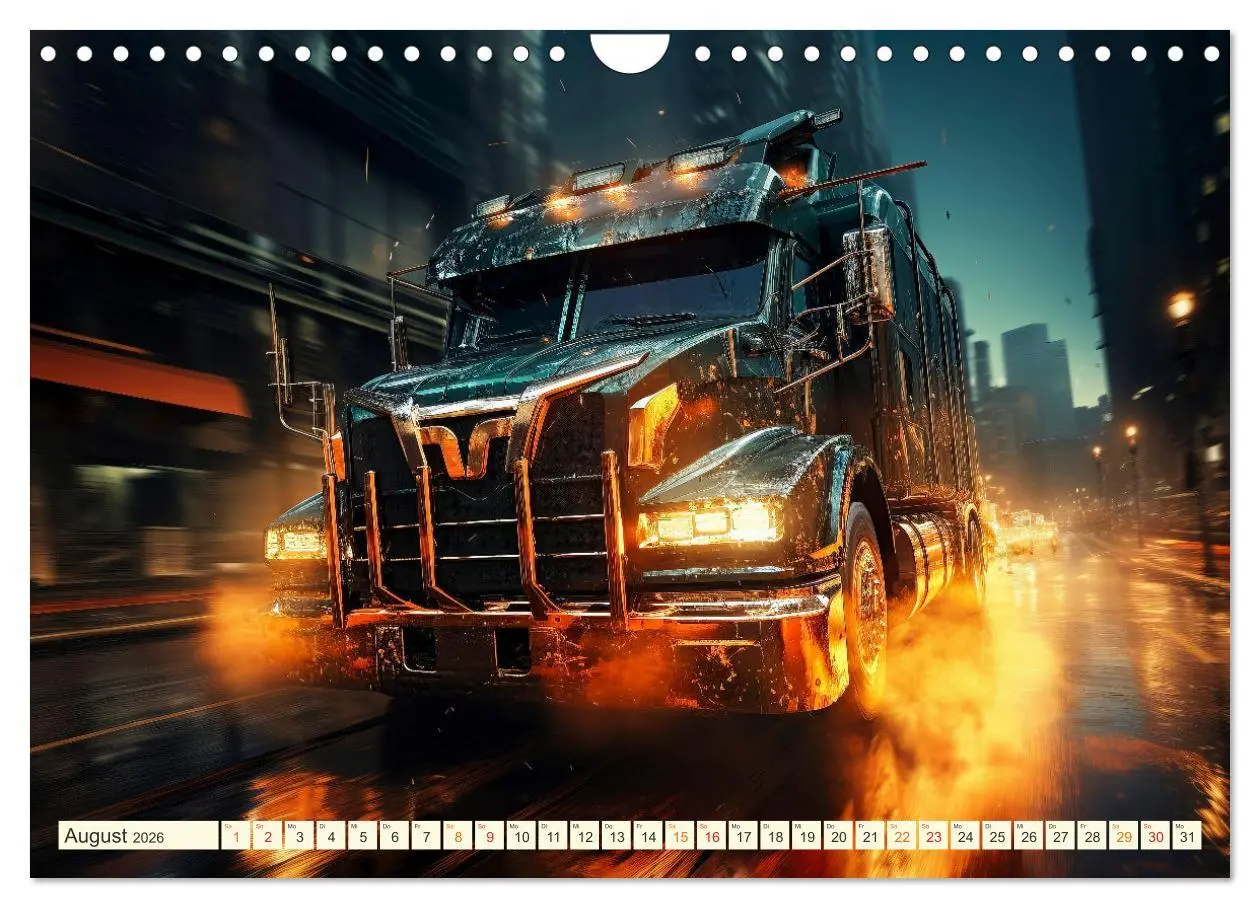 Bild: 9783457370827 | Truck Fantasien (Wandkalender 2026 DIN A4 quer), CALVENDO...