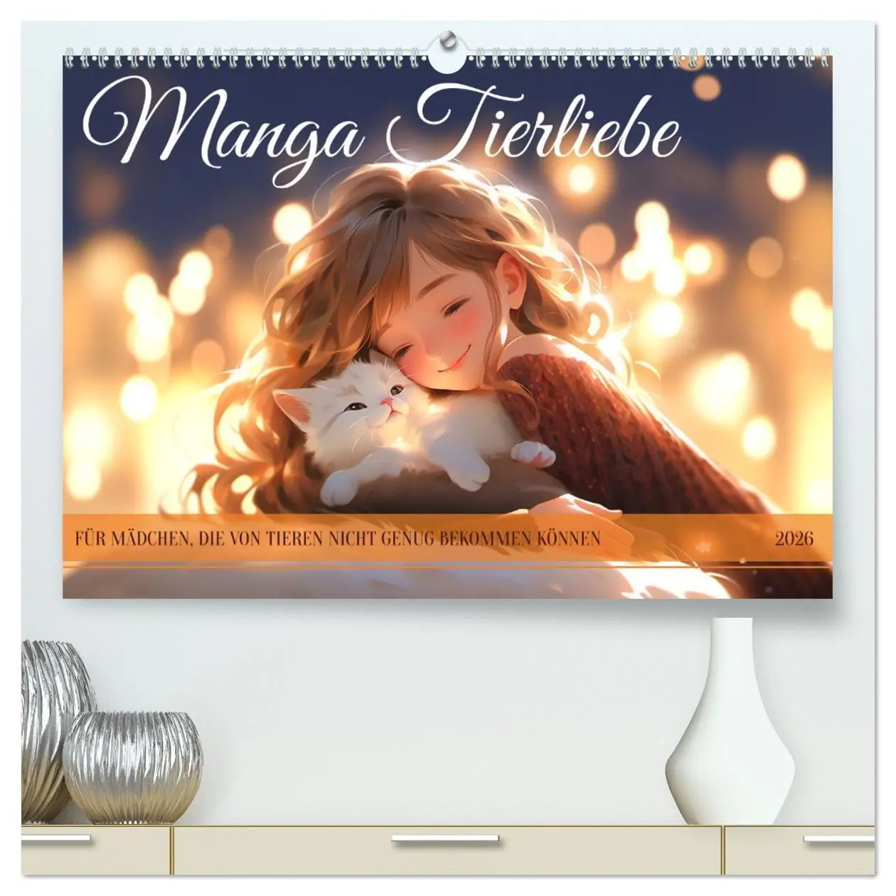 Cover: 9783457510827 | Manga Tierliebe (hochwertiger Premium Wandkalender 2026 DIN A2...