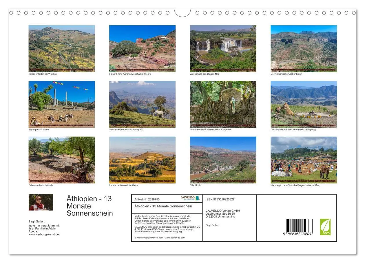 Bild: 9783516220827 | Äthiopien - 13 Monate Sonnenschein (Wandkalender 2026 DIN A3 quer),...