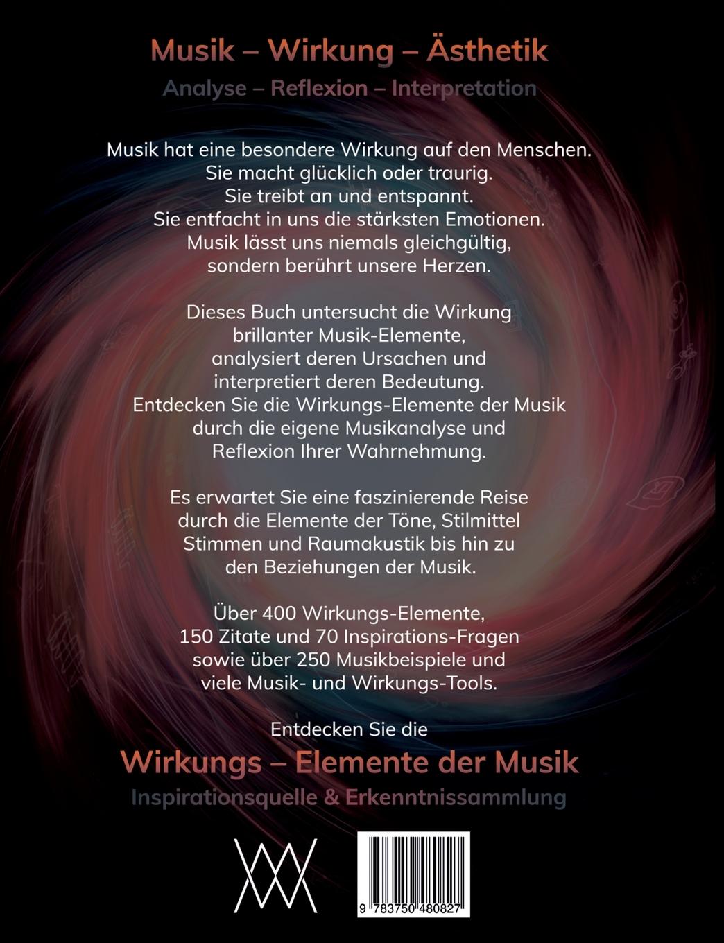 Rückseite: 9783750480827 | Wirkungs-Elemente der Musik | Samuel Schuster | Taschenbuch | 332 S.