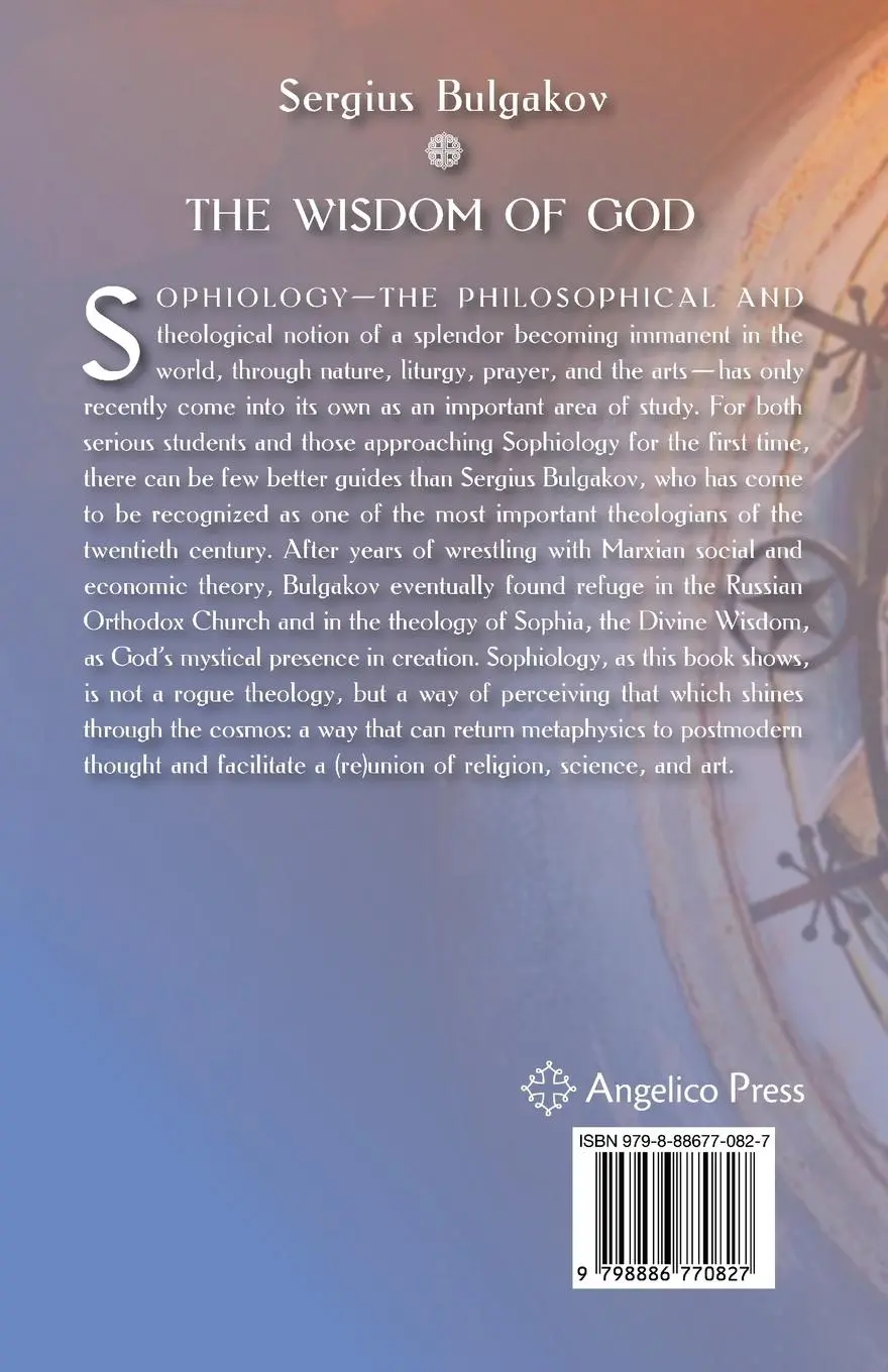 Rückseite: 9798886770827 | The Wisdom of God | An Outline of Sophiology | Bulgakov (u. a.) | Buch