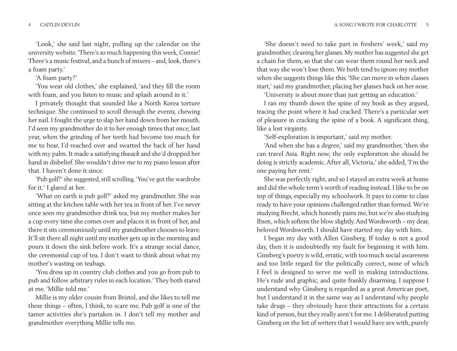 Bild: 9780008710927 | A Song I Wrote For Charlotte | Caitlin Devlin | Taschenbuch | 278 S.