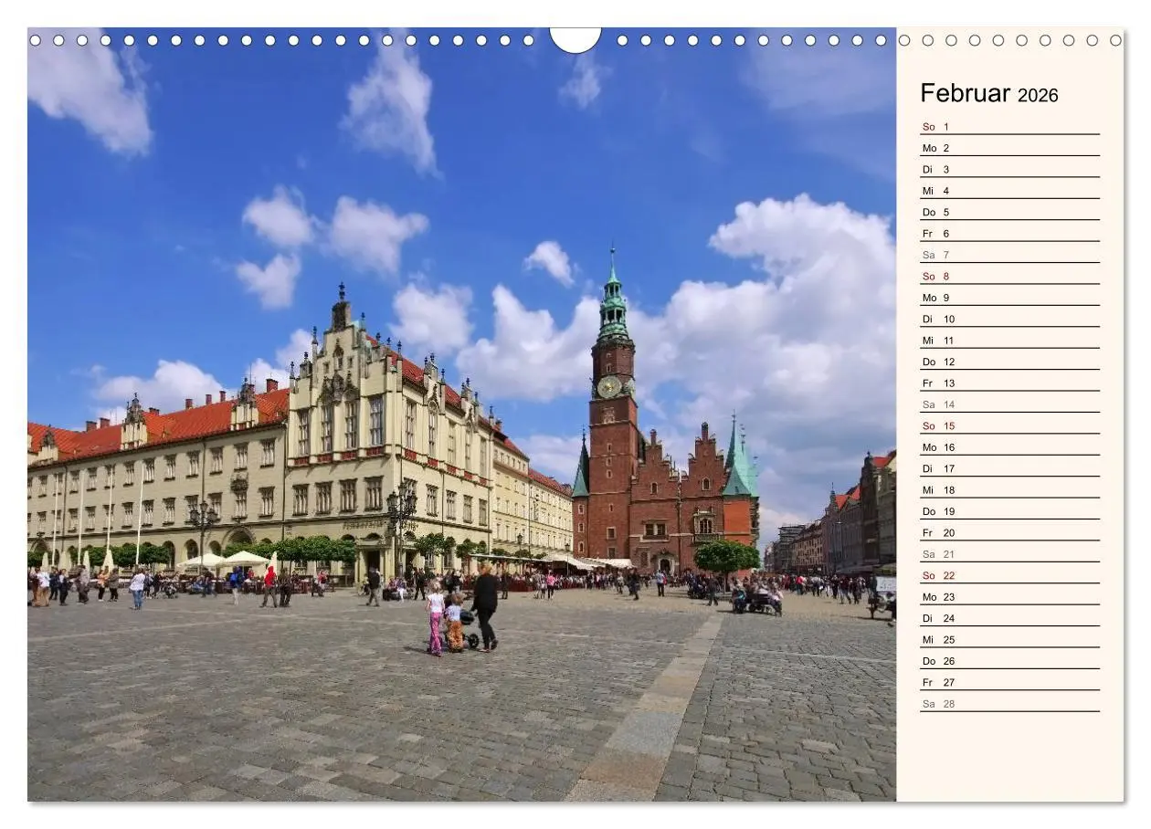 Bild: 9783457810927 | Breslau - Schlesiens Herz an der Oder (Wandkalender 2026 DIN A3...