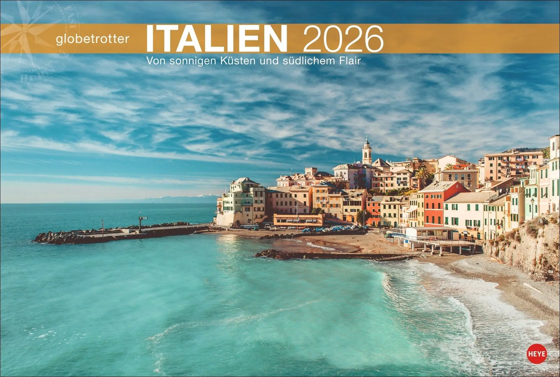Cover: 9783756410927 | Italien Globetrotter Kalender 2026 - Von sonnigen Küsten und...