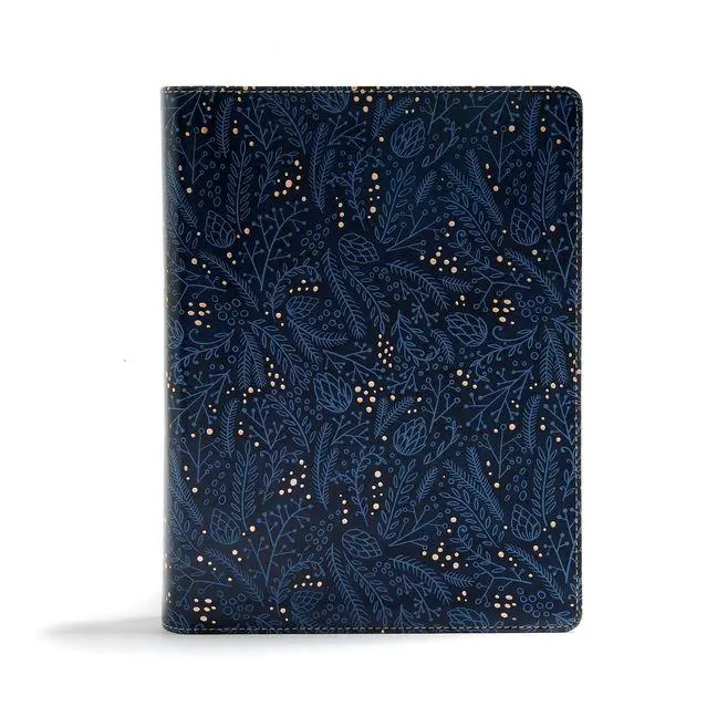 Cover: 9781535971027 | CSB Study Bible, Navy Leathertouch | Faithful and True | Holman | Buch