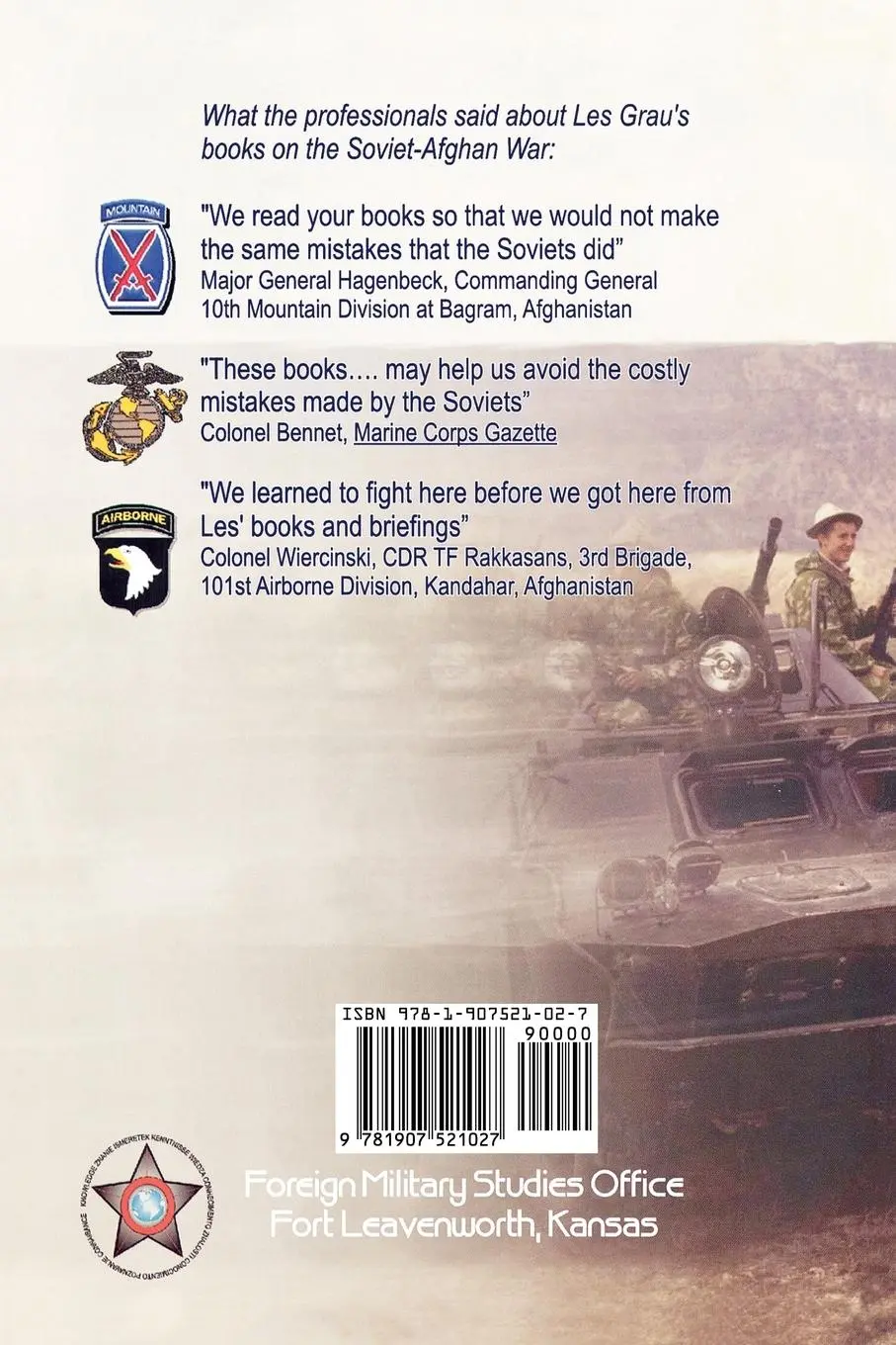 Rückseite: 9781907521027 | The Bear Went Over the Mountain | Soviet Combat Tactics in Afghanistan