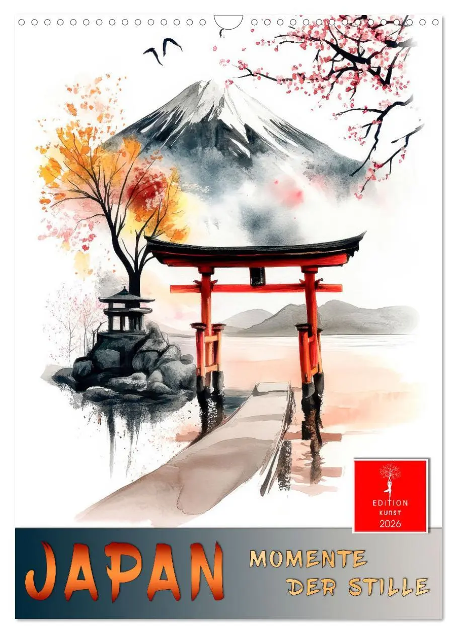 Cover: 9783457251027 | Japan - Momente der Stille (Wandkalender 2026 DIN A3 hoch),...