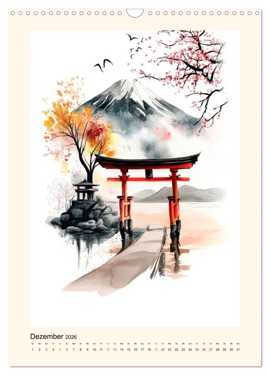 Bild: 9783457251027 | Japan - Momente der Stille (Wandkalender 2026 DIN A3 hoch),...