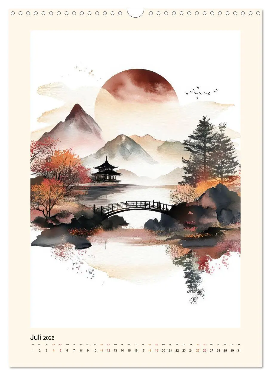 Bild: 9783457251027 | Japan - Momente der Stille (Wandkalender 2026 DIN A3 hoch),...