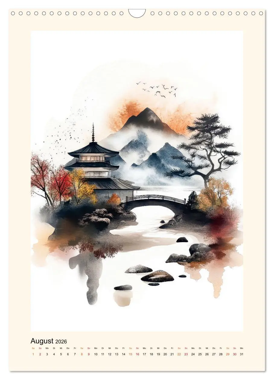 Bild: 9783457251027 | Japan - Momente der Stille (Wandkalender 2026 DIN A3 hoch),...