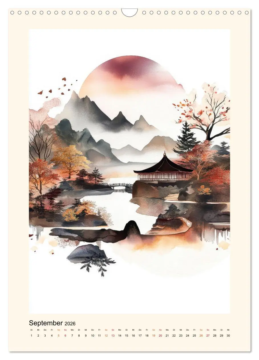 Bild: 9783457251027 | Japan - Momente der Stille (Wandkalender 2026 DIN A3 hoch),...