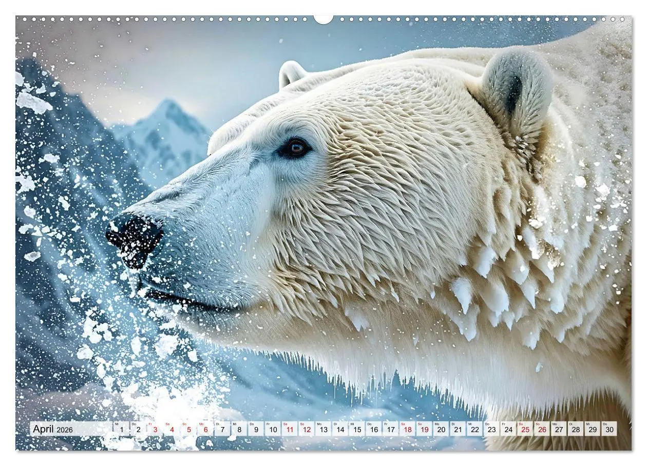 Bild: 9783457491027 | Im magischen Land der Eisbären (Wandkalender 2026 DIN A2 quer),...