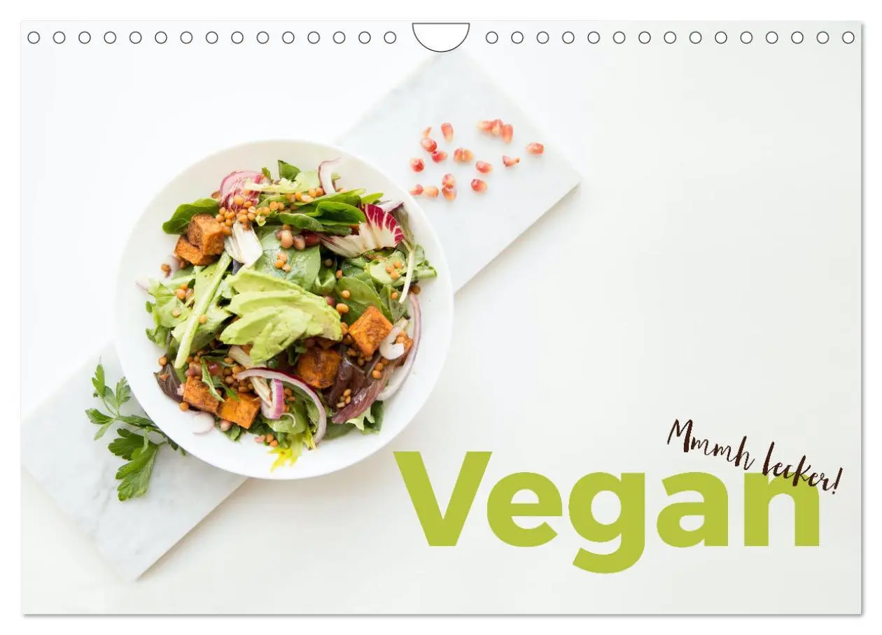 Cover: 9783457561027 | Vegan - Mmmh lecker! (Wandkalender 2026 DIN A4 quer), CALVENDO...
