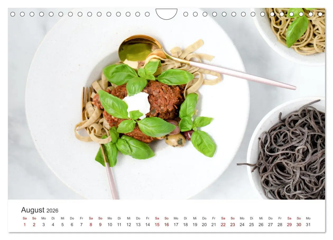 Bild: 9783457561027 | Vegan - Mmmh lecker! (Wandkalender 2026 DIN A4 quer), CALVENDO...
