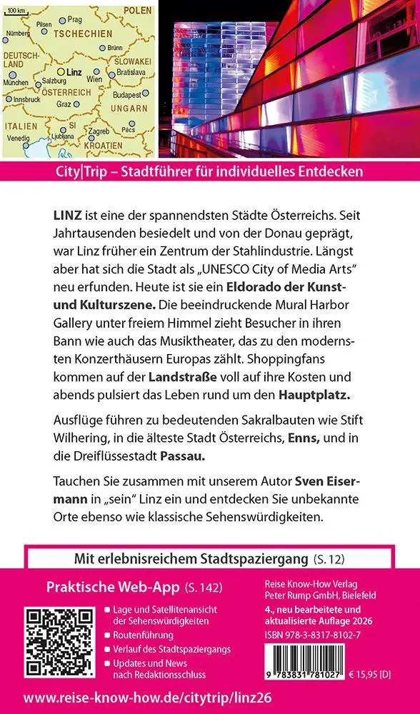Bild: 9783831781027 | Reise Know-How CityTrip Linz | Sven Eisermann | Taschenbuch | 144 S.