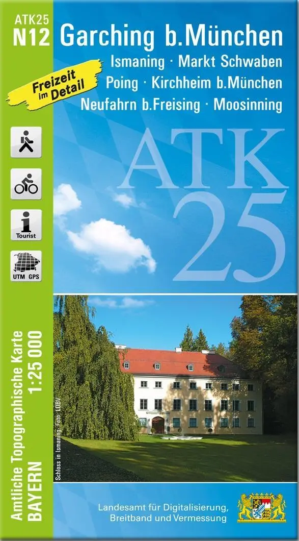 Cover: 9783987761027 | ATK25-N12 Garching b.München (Amtliche Topographische Karte 1:25000)