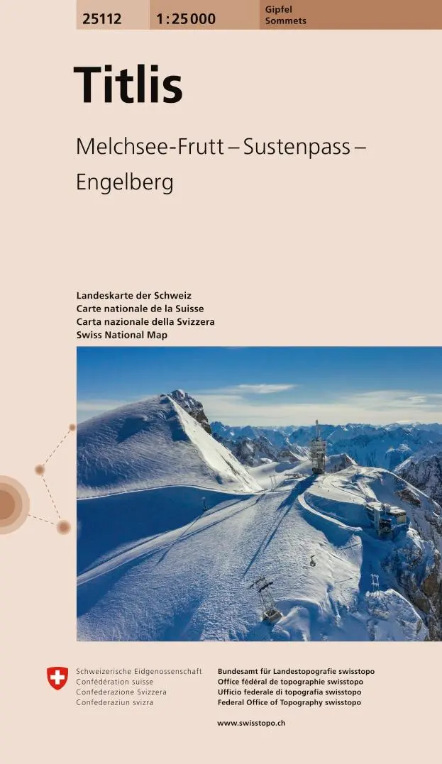 Cover: 9783302251127 | 25112 Titlis | Melchsee-Frutt - Sustenpass - Engelberg | swisstopo