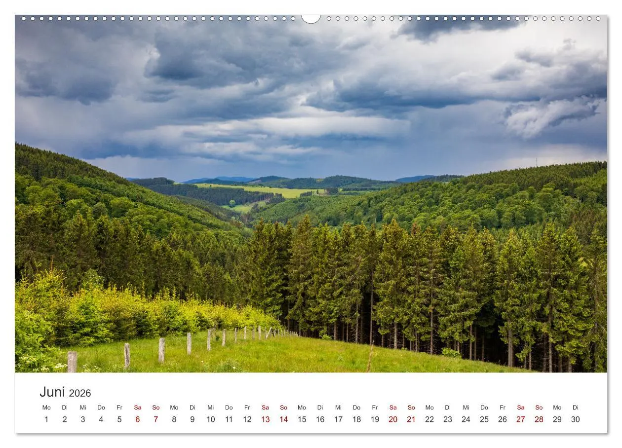 Bild: 9783457551127 | Das Sauerland im Wechsel der Jahreszeiten (Wandkalender 2026 DIN A2...