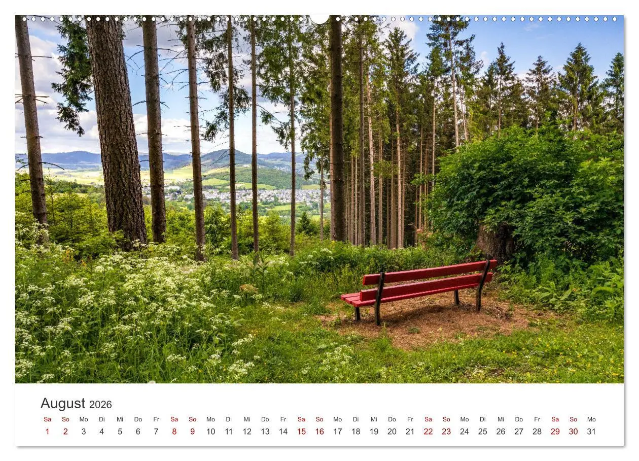 Bild: 9783457551127 | Das Sauerland im Wechsel der Jahreszeiten (Wandkalender 2026 DIN A2...