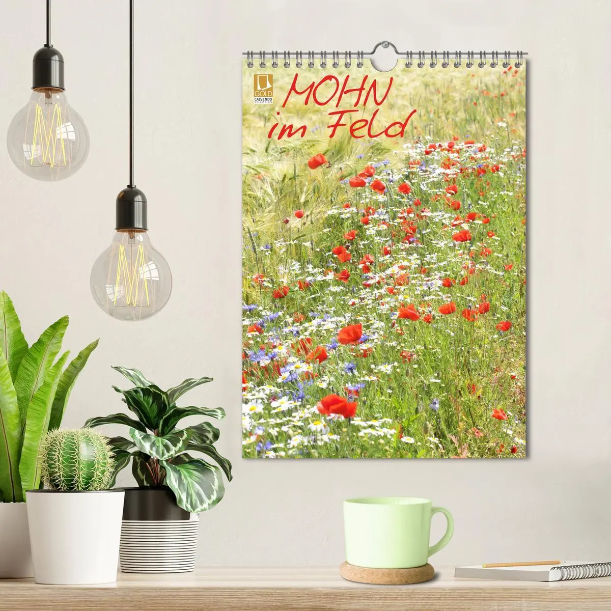 Bild: 9783516401127 | Mohn im Feld (Wandkalender 2026 DIN A4 hoch), CALVENDO Monatskalender