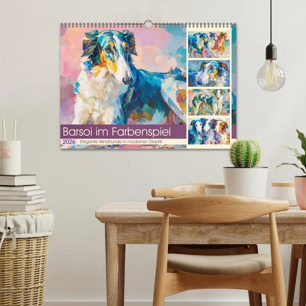 Bild: 9783516711127 | Barsoi im Farbenspiel. Elegante Windhunde in moderner Öloptik...