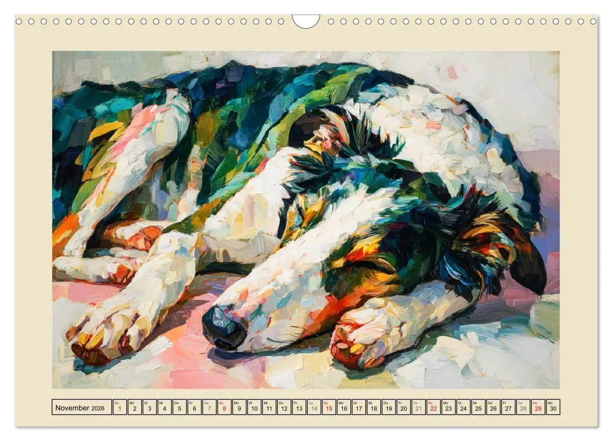 Bild: 9783516711127 | Barsoi im Farbenspiel. Elegante Windhunde in moderner Öloptik...