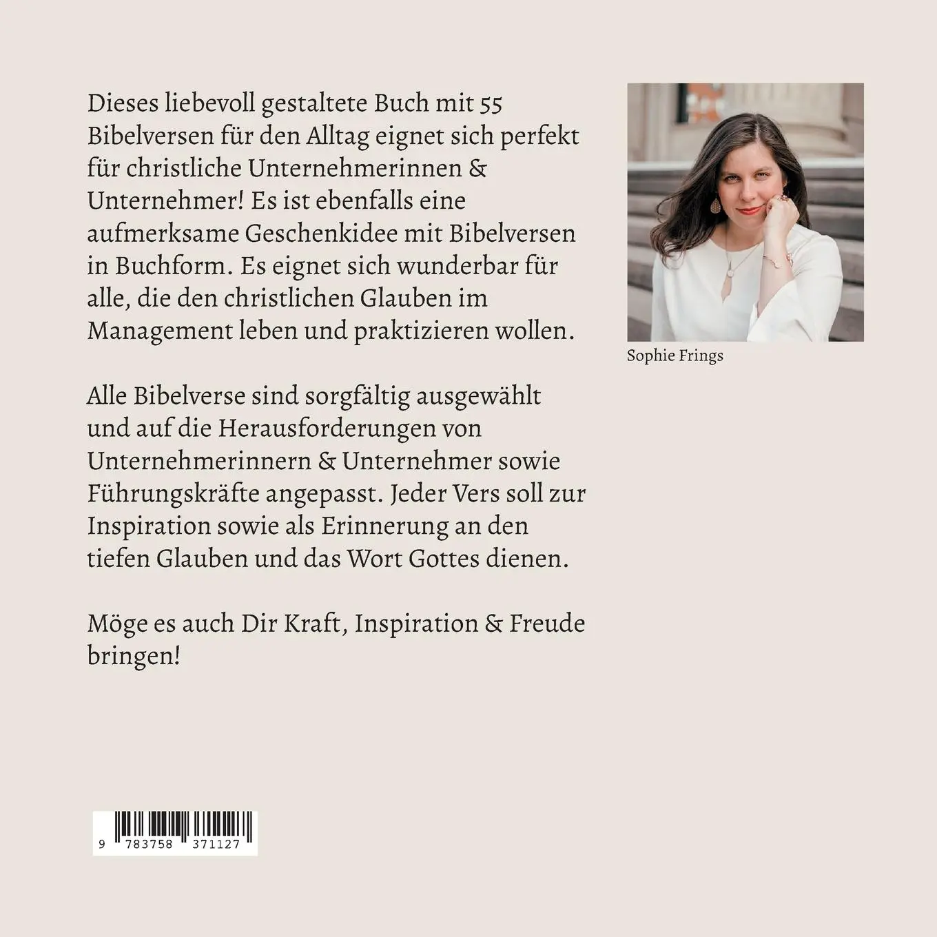 Rückseite: 9783758371127 | Stark in Glauben &amp; Business: 55 Bibelverse für christliche...