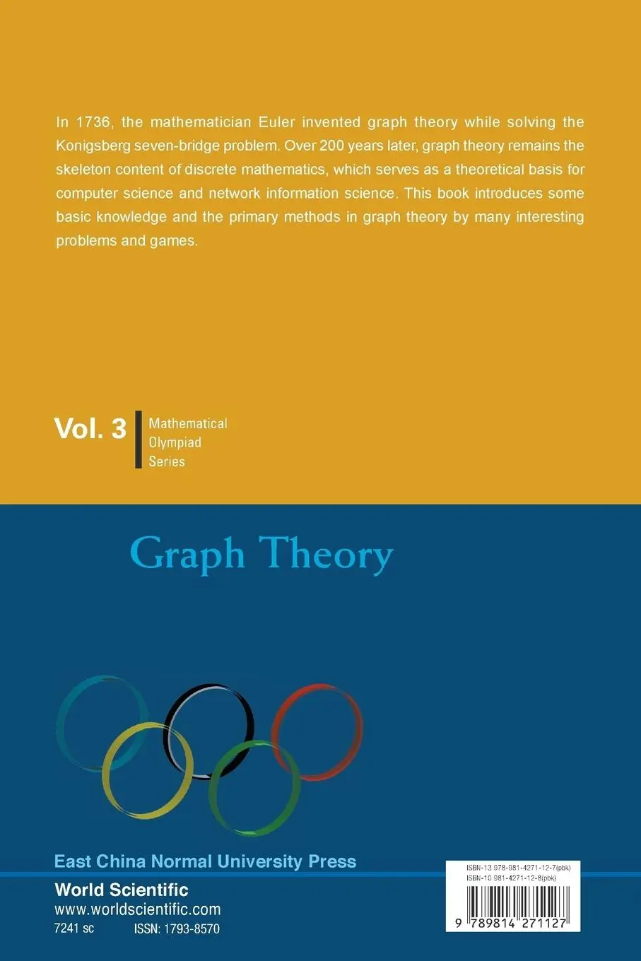 Rückseite: 9789814271127 | GRAPH THEORY | IN MATHEMATICAL OLYMPIAD AND COMPETITIONS | Zhongyi