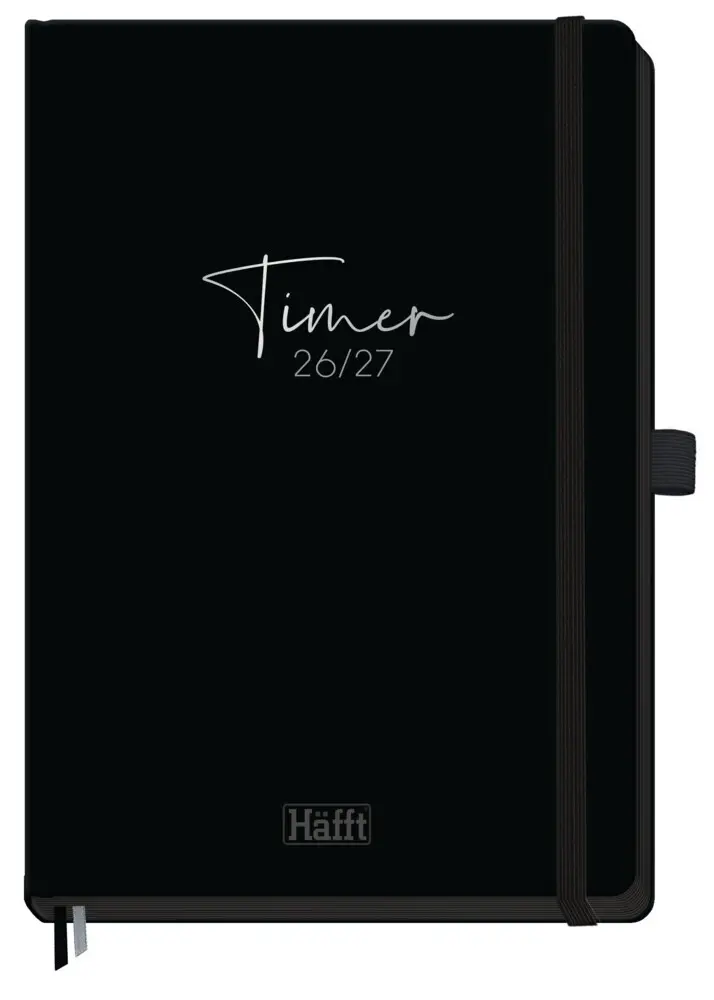 Cover: 4029357111227 | Häfft-Timer Deluxe 26/27 A5 - Jugendkalender [Black Edition] | Reiter