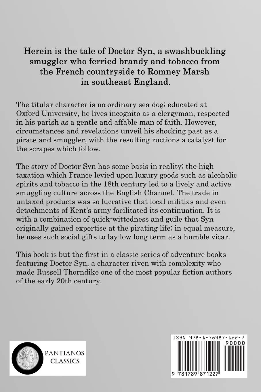Rückseite: 9781789871227 | Doctor Syn | A Smuggler Tale of the Romney Marsh | Russell Thorndike