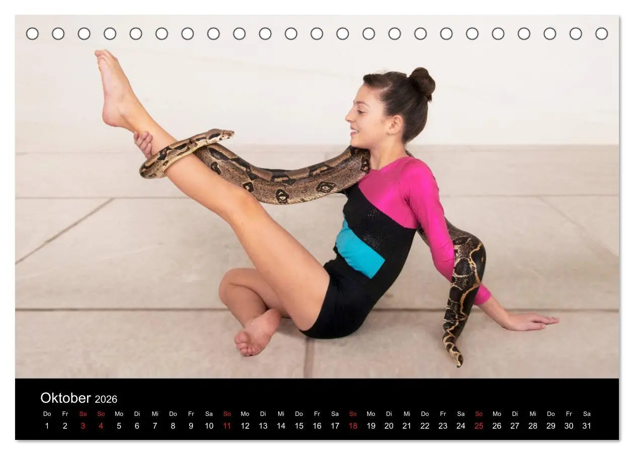 Bild: 9783457921227 | Rhythmische Sportgymnastik (Tischkalender 2026 DIN A5 quer),...