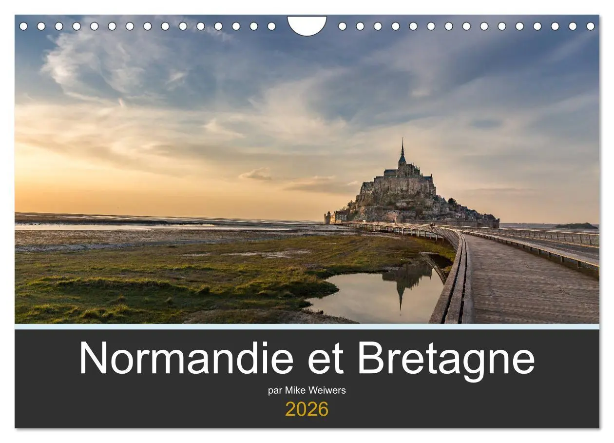Cover: 9783516561227 | Normandie et Bretagne (Calendrier mural 2026 DIN A4 vertical),...