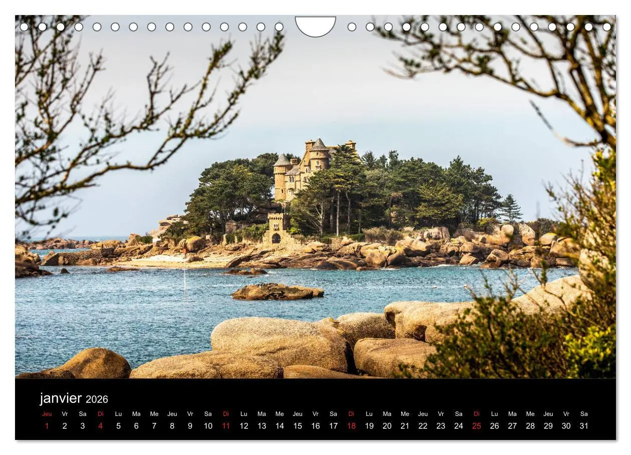 Bild: 9783516561227 | Normandie et Bretagne (Calendrier mural 2026 DIN A4 vertical),...