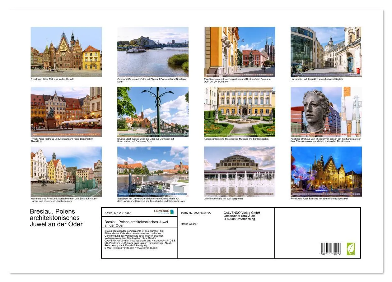 Bild: 9783516631227 | Breslau. Polens architektonisches Juwel an der Oder (Wandkalender...