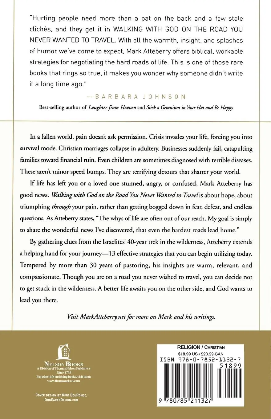 Rückseite: 9780785211327 | Walking with God on the Road You Never Wanted to Travel | Atteberry