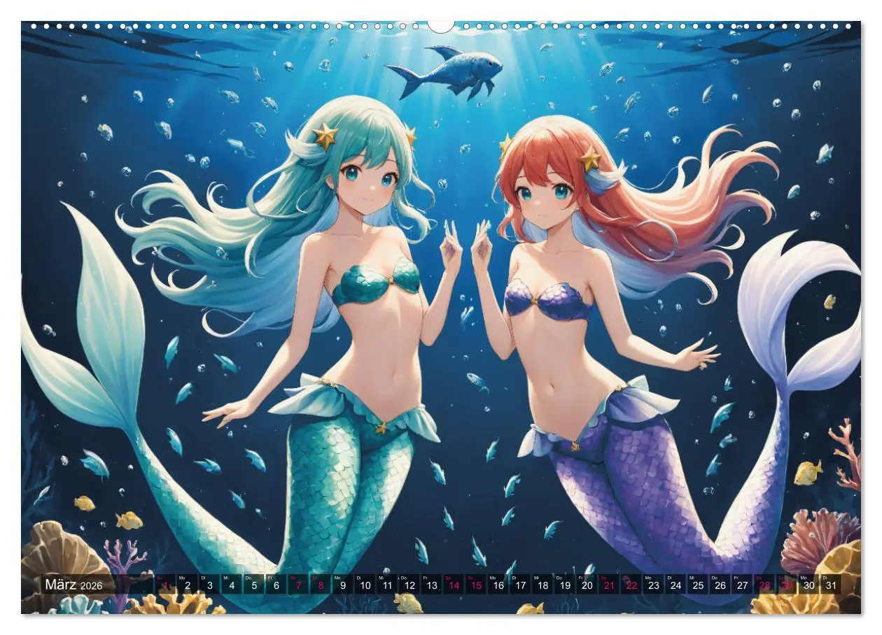 Bild: 9783457391327 | Manga Kalender Sternzeichen (Wandkalender 2026 DIN A2 quer),...