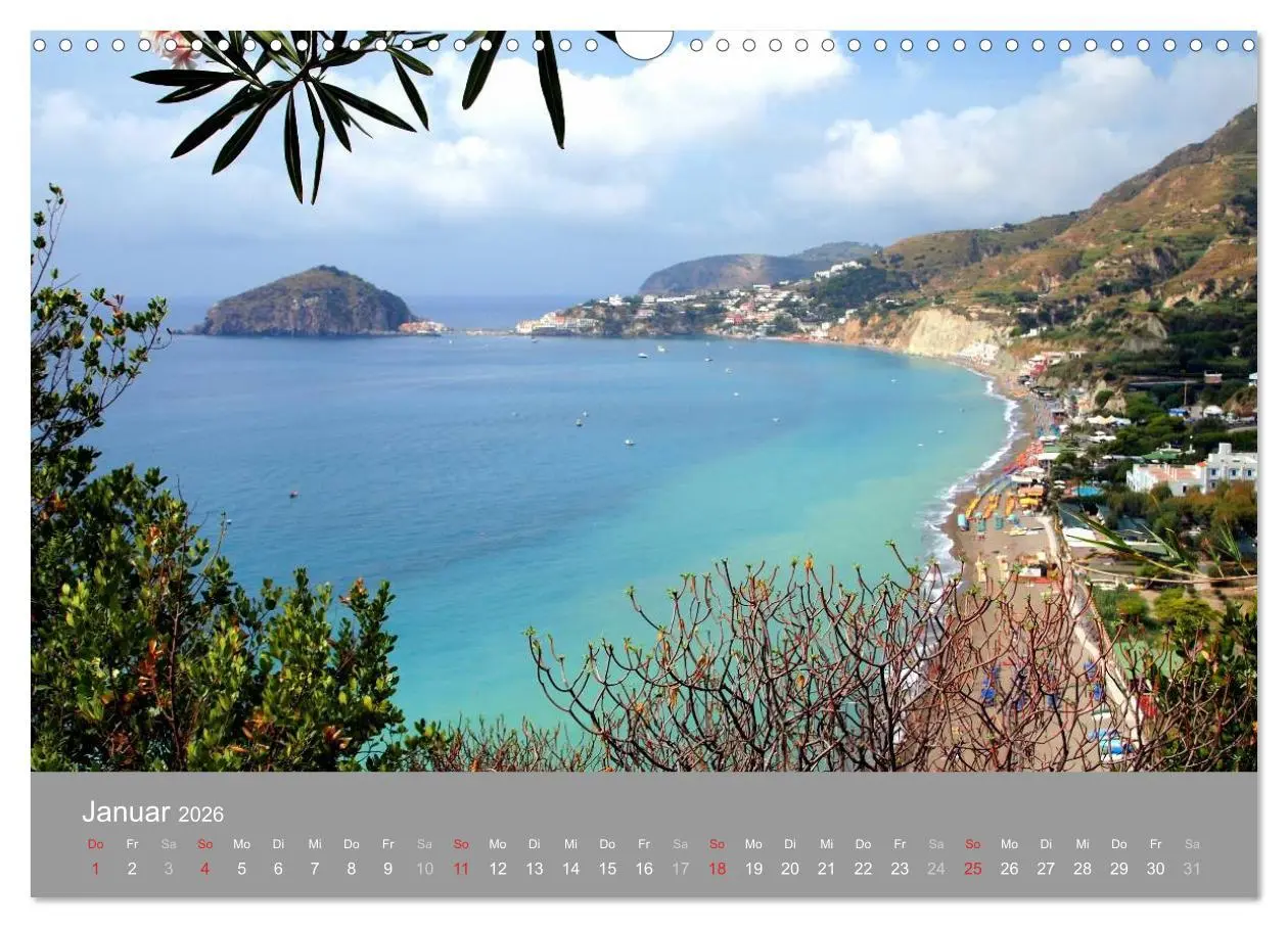 Bild: 9783516001327 | Ischia, die grüne Insel (Wandkalender 2026 DIN A3 quer), CALVENDO...
