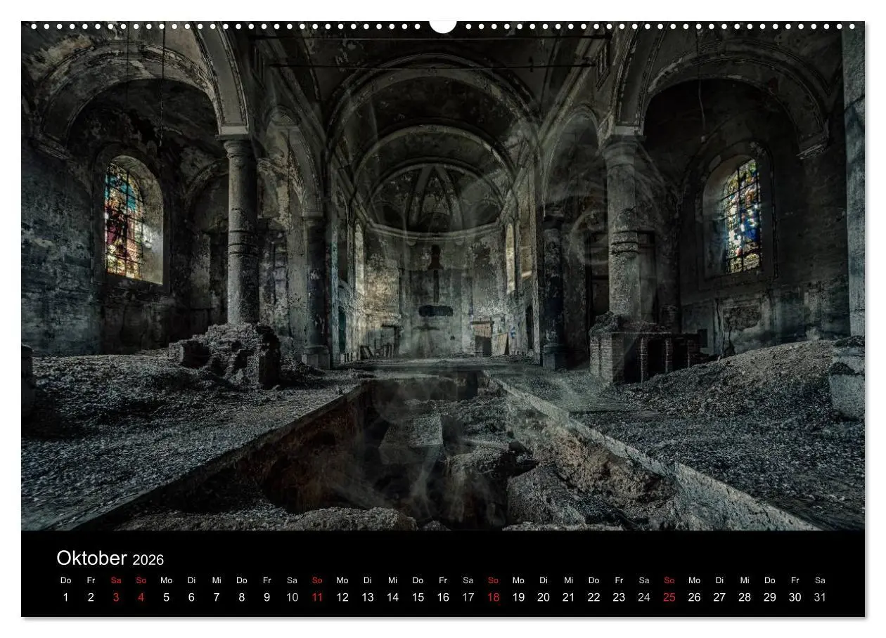 Bild: 9783516171327 | Geheimnisvolle Orte - Lost Places (Wandkalender 2026 DIN A2 quer),...