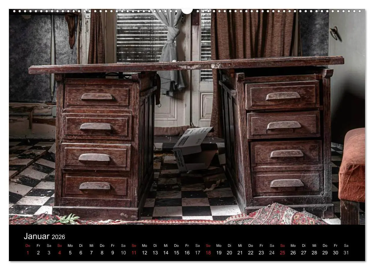 Bild: 9783516171327 | Geheimnisvolle Orte - Lost Places (Wandkalender 2026 DIN A2 quer),...