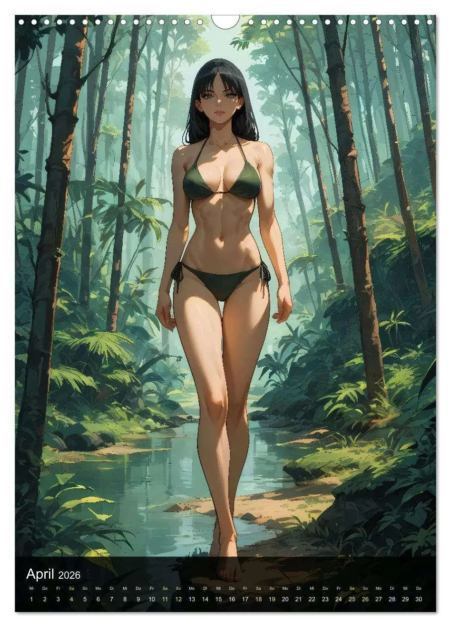 Bild: 9783516241327 | Manga Beauties - 12 Schönheiten im Manga-Stil (Wandkalender 2026...